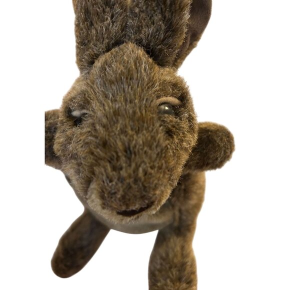 Folkmanis Brown Kangaroo Plush Hand Puppet 10" Soft Toy  Kids & Collectors - Picture 3 of 4